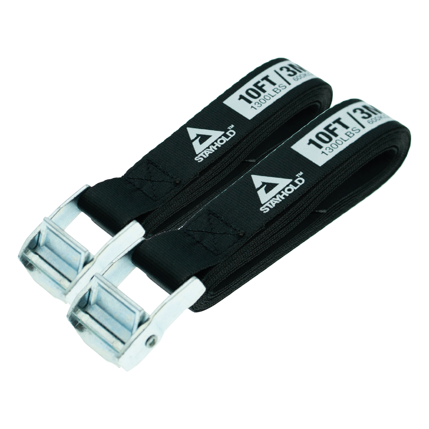 PRO STRAPS - 10ft / 3M Nylon, Steel Buckle Cam Straps