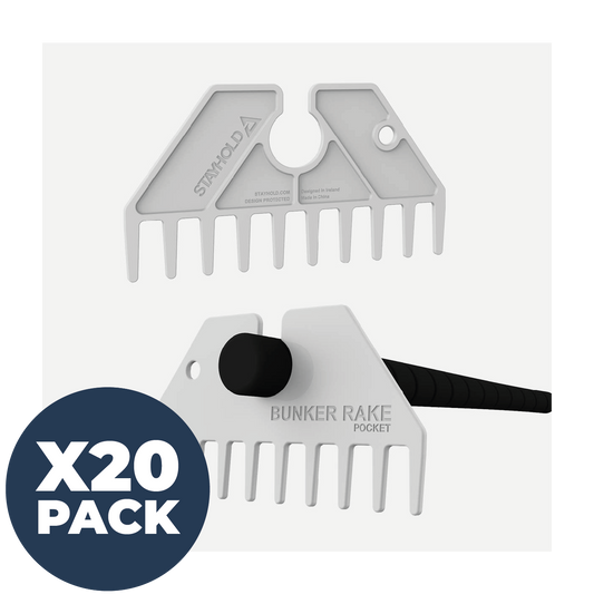 GOLF BUNKER RAKE - POCKET 20 PACK