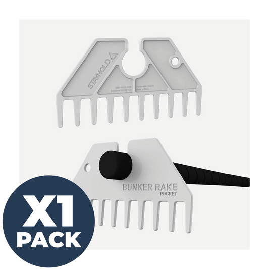 GOLF BUNKER RAKE - POCKET SINGLE PACK