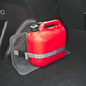 Stayhold Utility Strap XL packs x 2 holding gas can